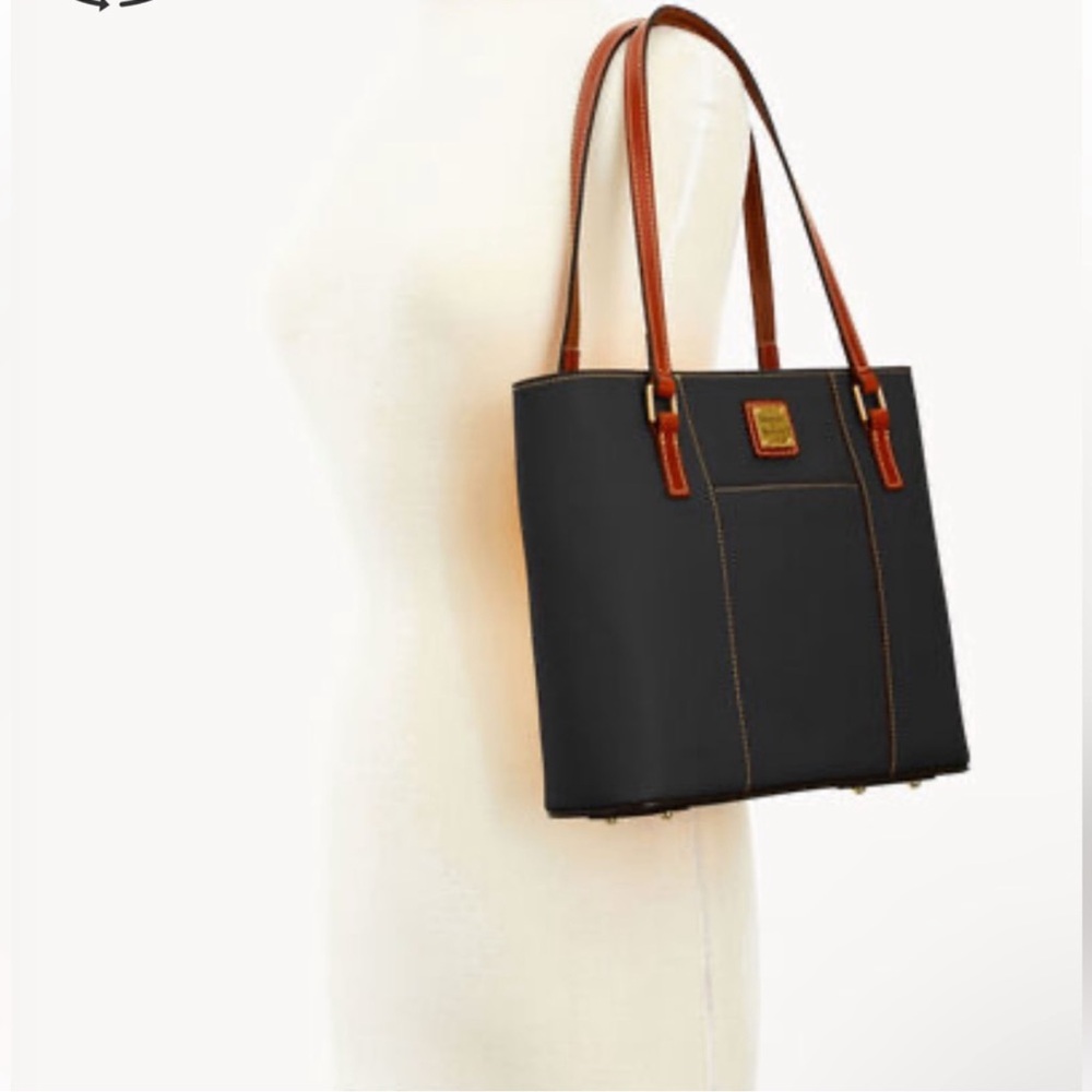 Dooney & Bourke, Lexington, Blue and Brown Tote Bag